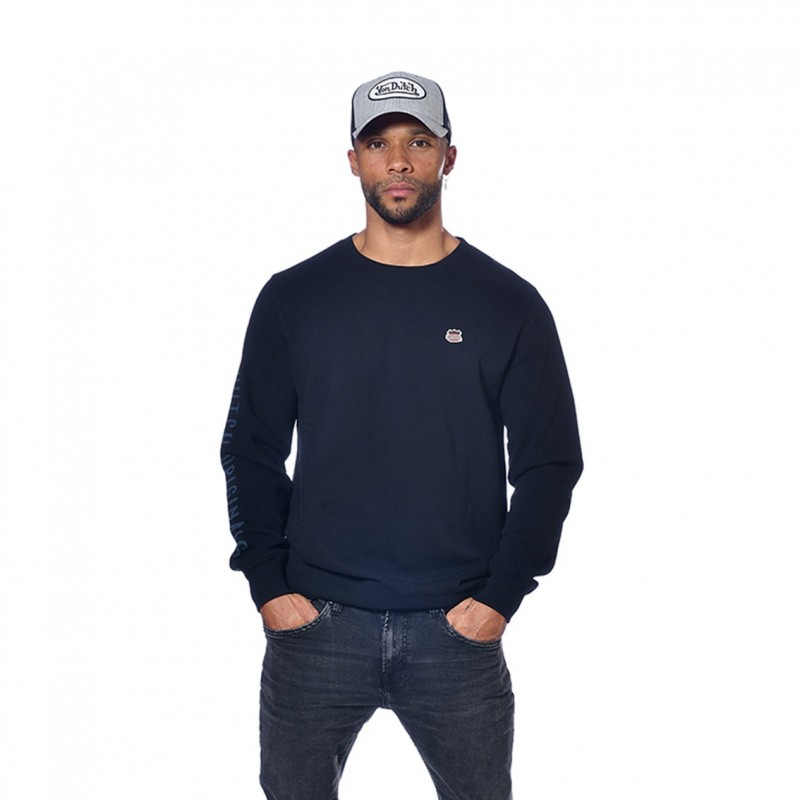 Sweat col rond homme et print Flame