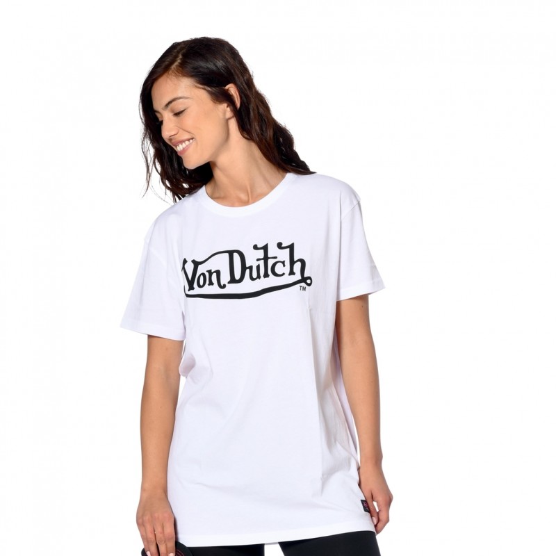 T-shirt Von Dutch femme ample Jodie