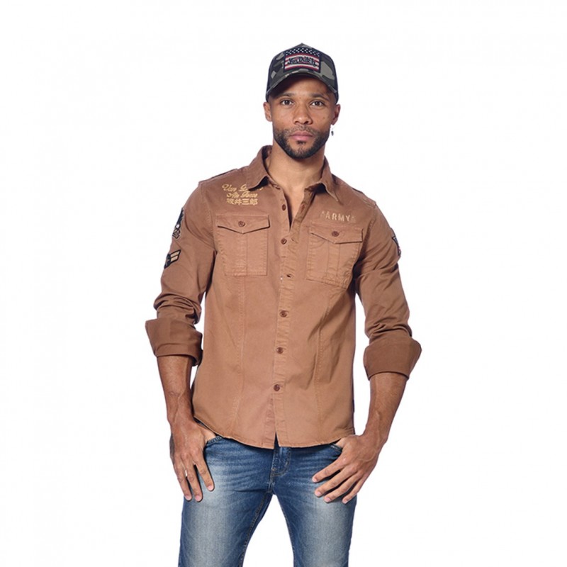 Chemise homme bagde Jerry