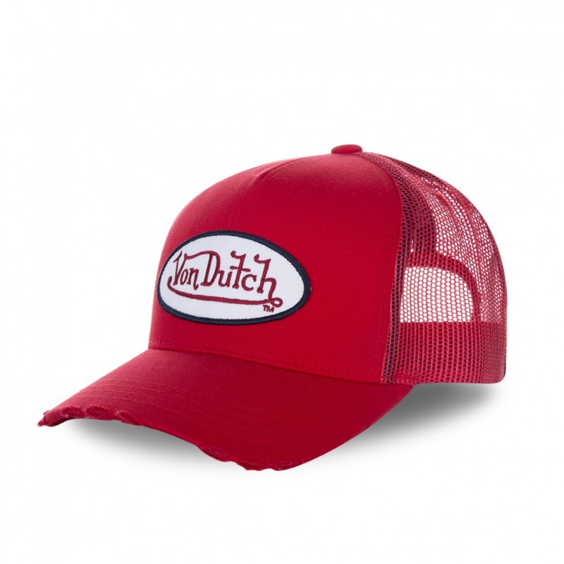 Von Dutch baseball fresh red cap with mesh