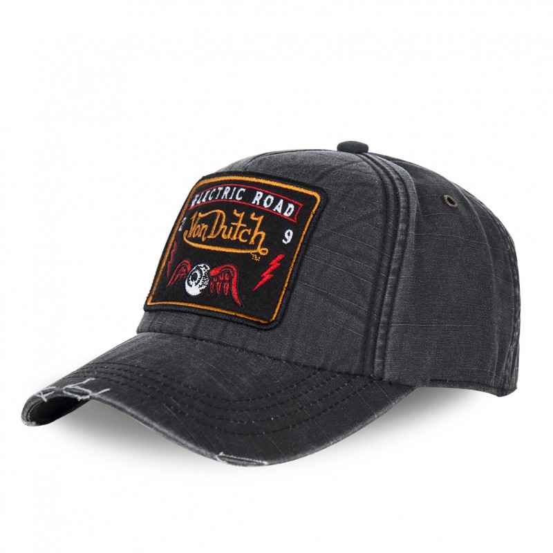 Dark Grey Von Dutch Jack men's baseball cap
