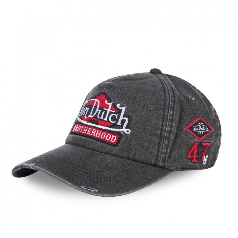 Grey Von Dutch Jack BRB men's baseball cap