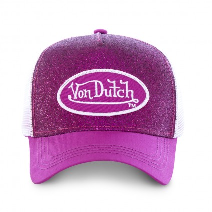 Casquette trucker Von Dutch Flakes Violet