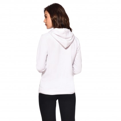 Women's Von Dutch Flow White Sweatshirt With Hood