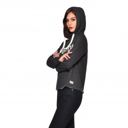 Women's Von Dutch Lexie Black Sweatshirt With Hood