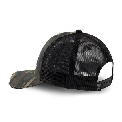 Camouflage baseball Von Dutch cap with mesh back of the cap
