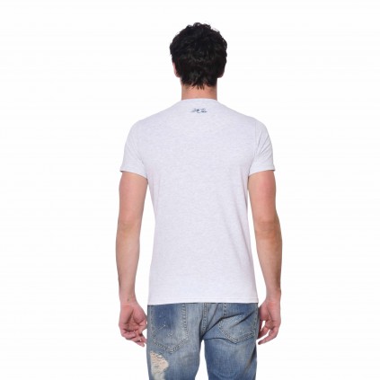 Men's Von Dutch Life white T-shirt back