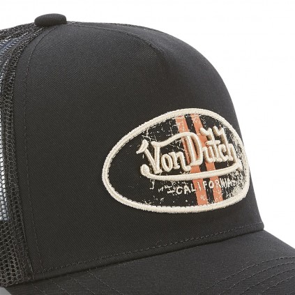 Casquette Von Dutch Trucker Logo Noir