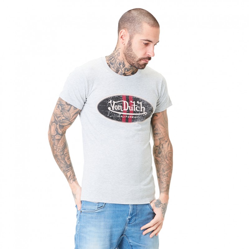 T-shirt homme Col rond Slim Fit Log