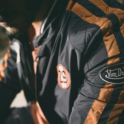 Men's Von Dutch Frie black windbreacker jacket